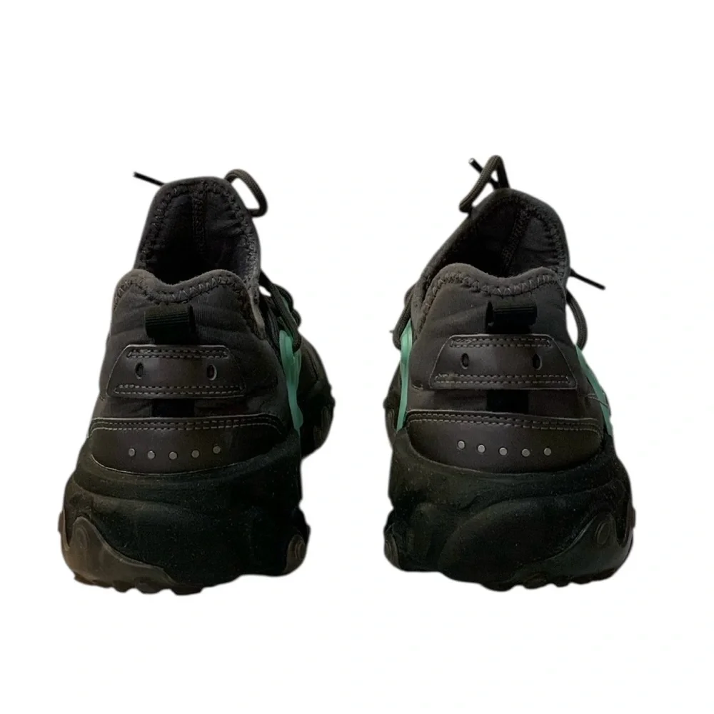 Nike Presto React Youth Gray/Pink/Teal Running Sneakers - Picture 3 of 7